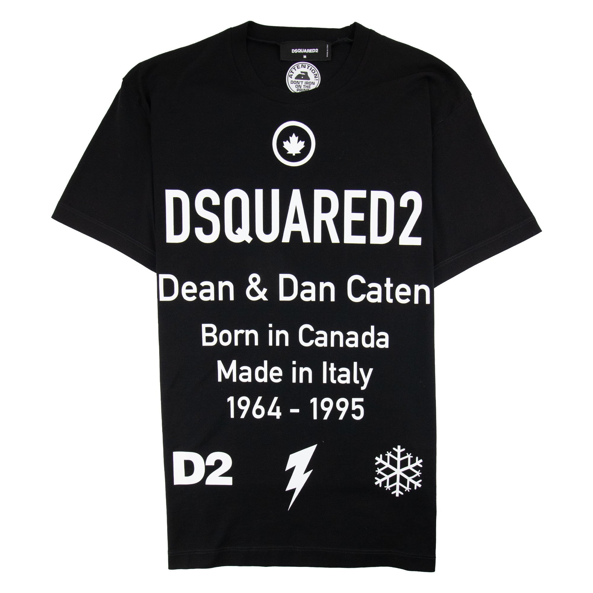 Dsquared2 Dean & Dan Symbol T-shirt Black