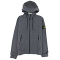 Stone Island 61420 Hoodied Zip Up Sweatshirt Grey V0m67
