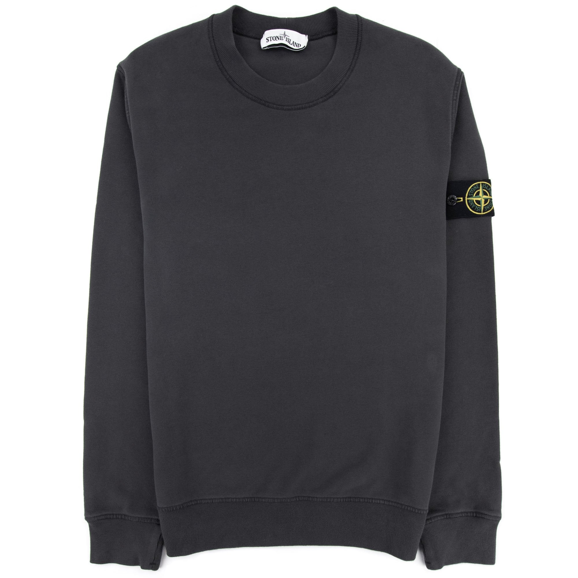 Stone Island 63051 Crewneck Sweatshirt Charcoal V0065