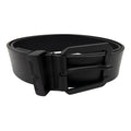 Stone Island Junior Logo Leather Belt Black V0029