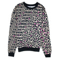 Moschino Underwear Leopard Print Crew Neck Sweatshirt Camel/black 1003