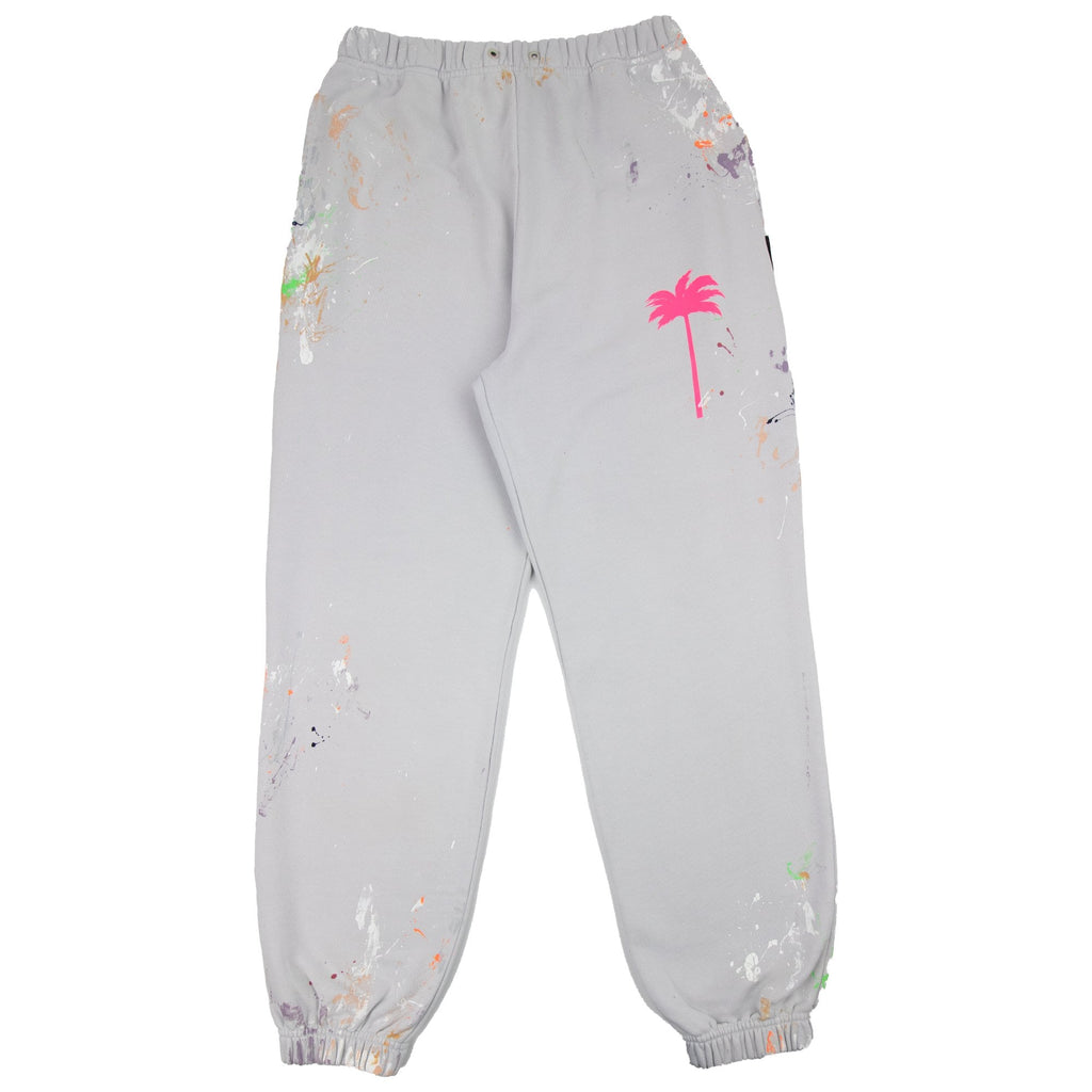 Palm Angels Paint Splatter Bottoms Grey