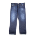 Love Moschino Leather Peace Badge Jean Denim