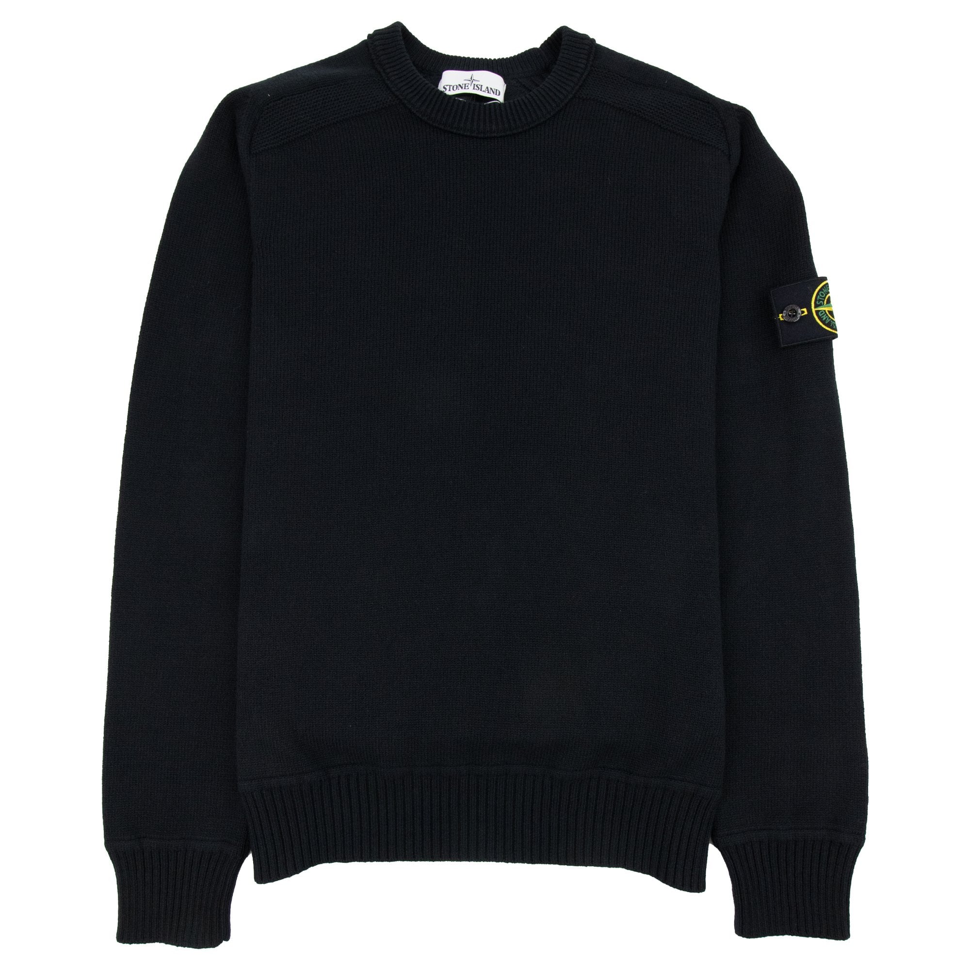 Stone Island 541a2 Crewneck Knit Black V0029