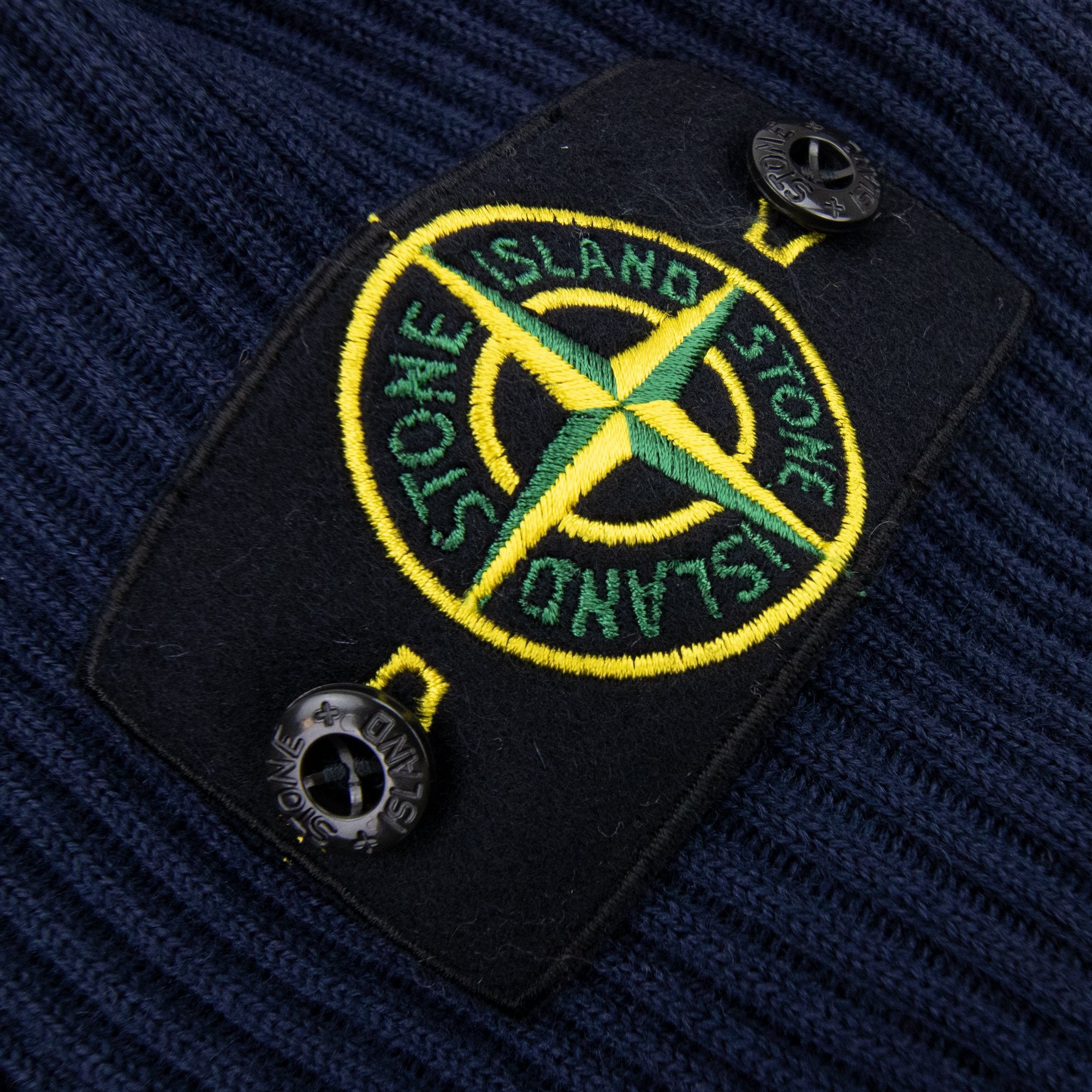 Stone Island 522C2 Full Rib Turtleneck Jumper Navy V0028
