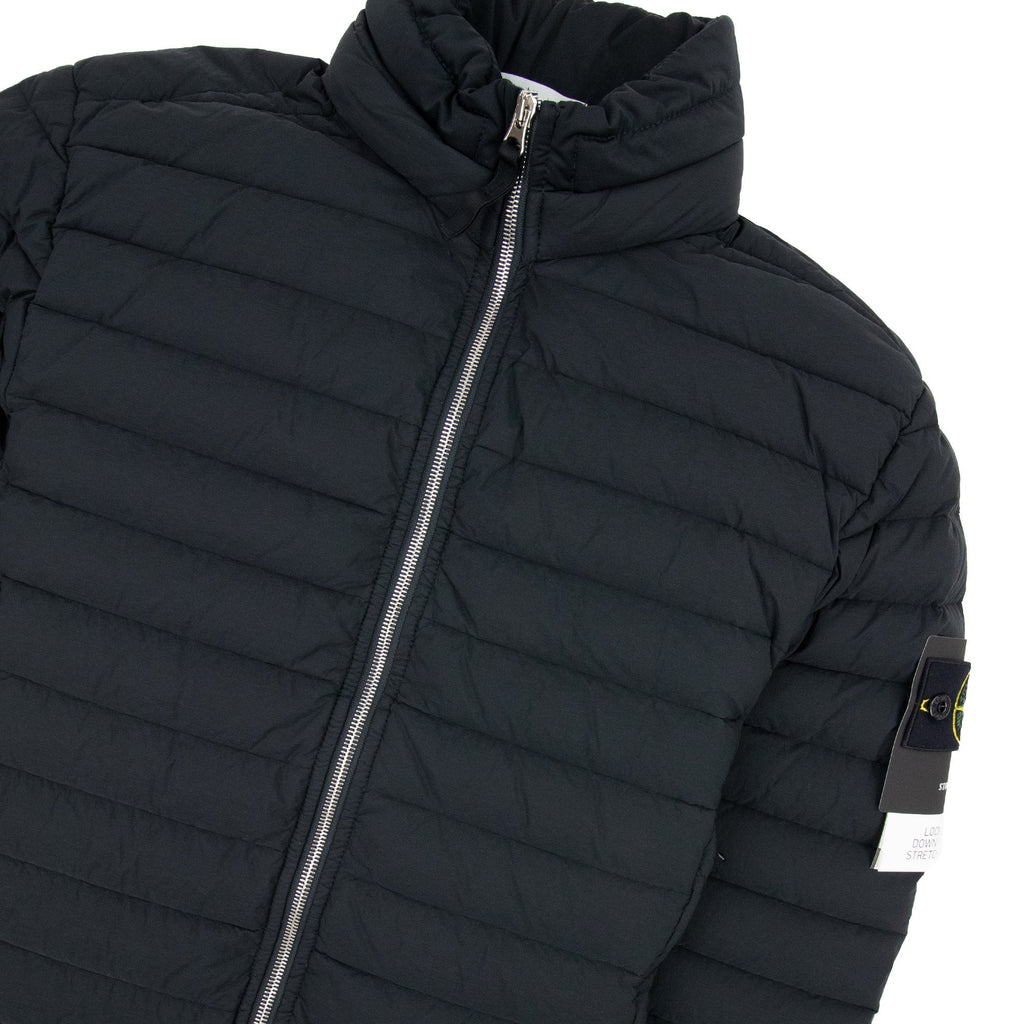Stone Island Loom Woven Down Chambers Jacket Black V0029