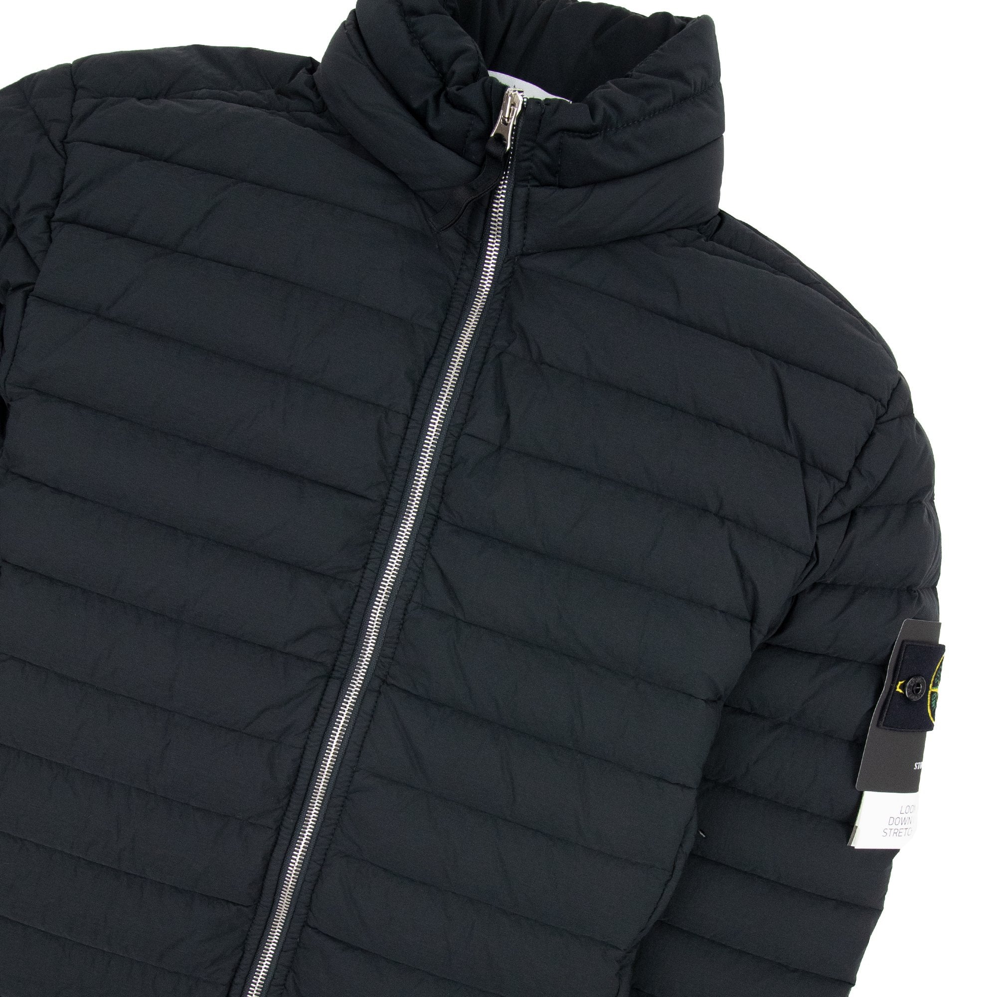 Stone Island Loom Woven Down Chambers Jacket Black V0029