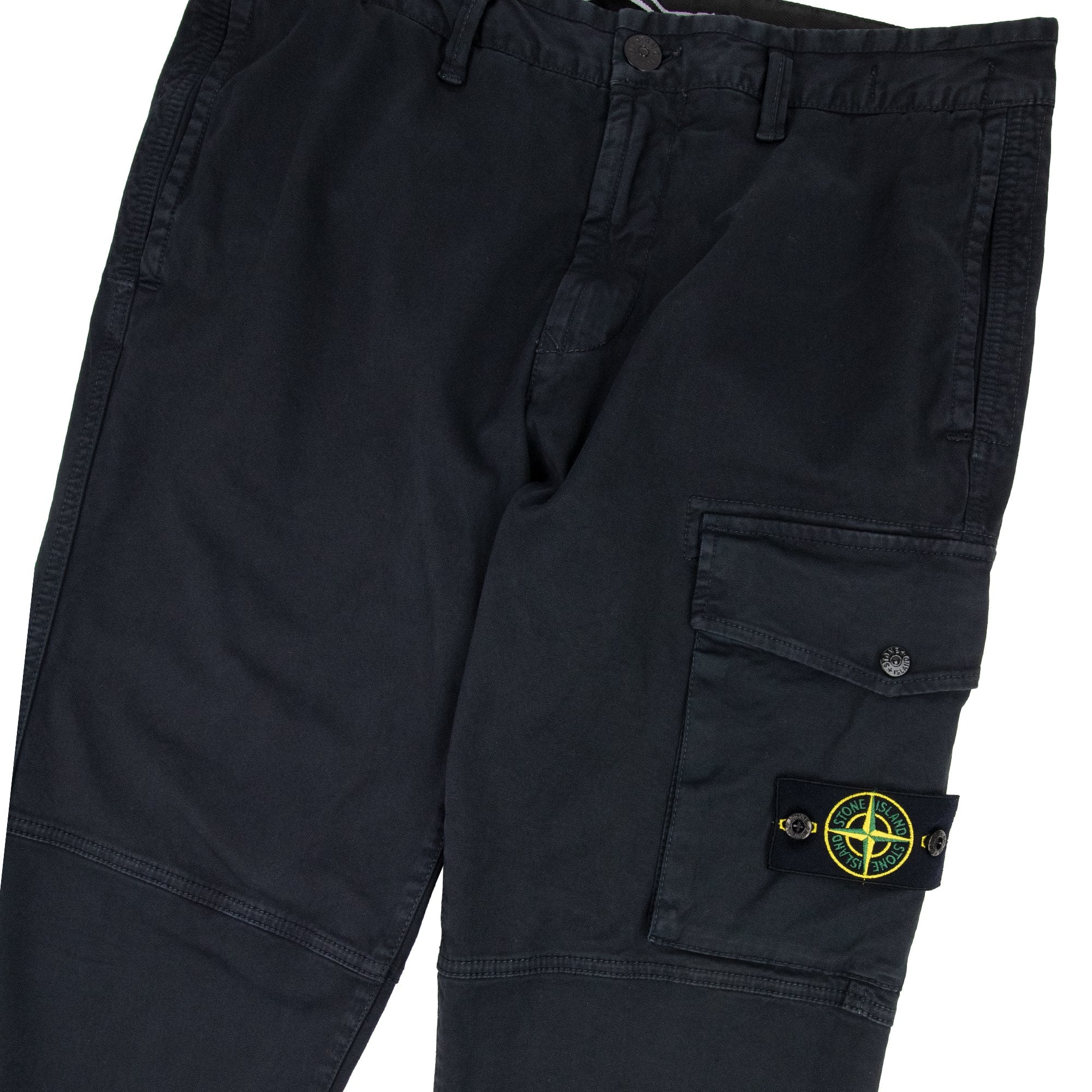 Stone Island Pocket Cargo Trousers Navy V0120
