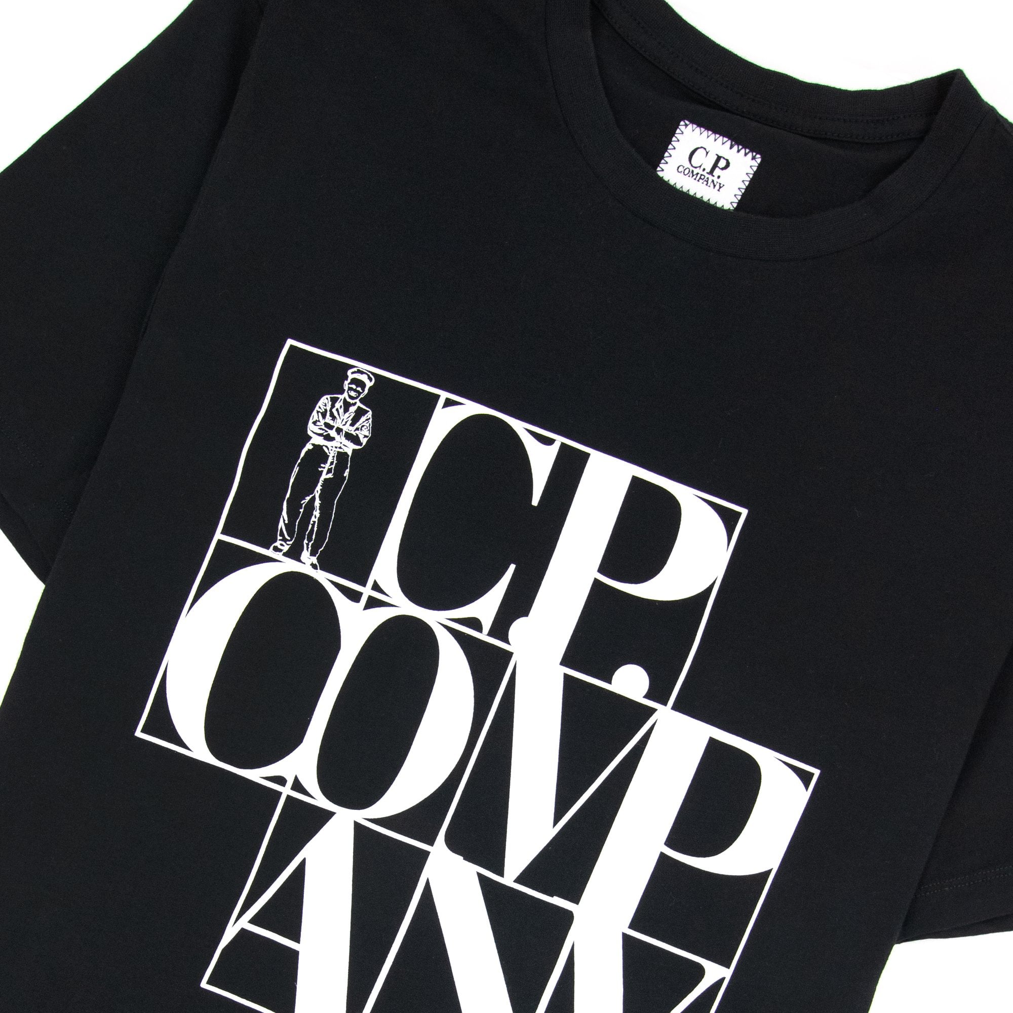 C.P. Company C.P Block Man T-Shirt Black 999