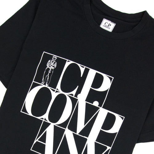C.P. Company C.P Block Man T-Shirt Black 999