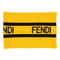 Fendi Logo Scarf Yellow