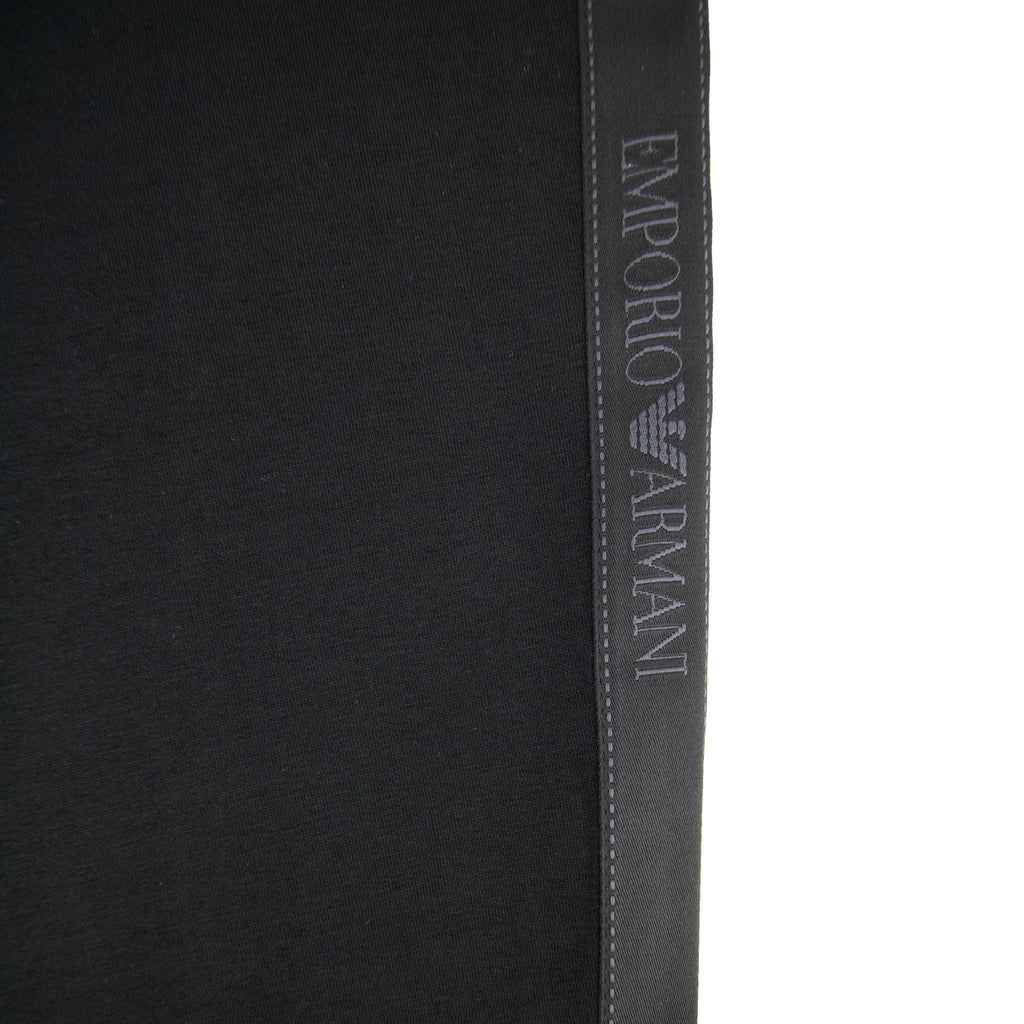 Emporio Armani Tape Logo Jogging Bottoms Black 999