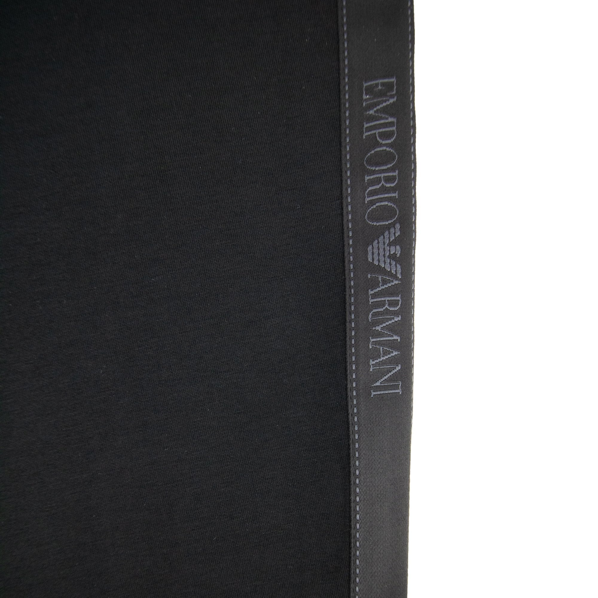 Emporio Armani Tape Logo Jogging Bottoms Black 999