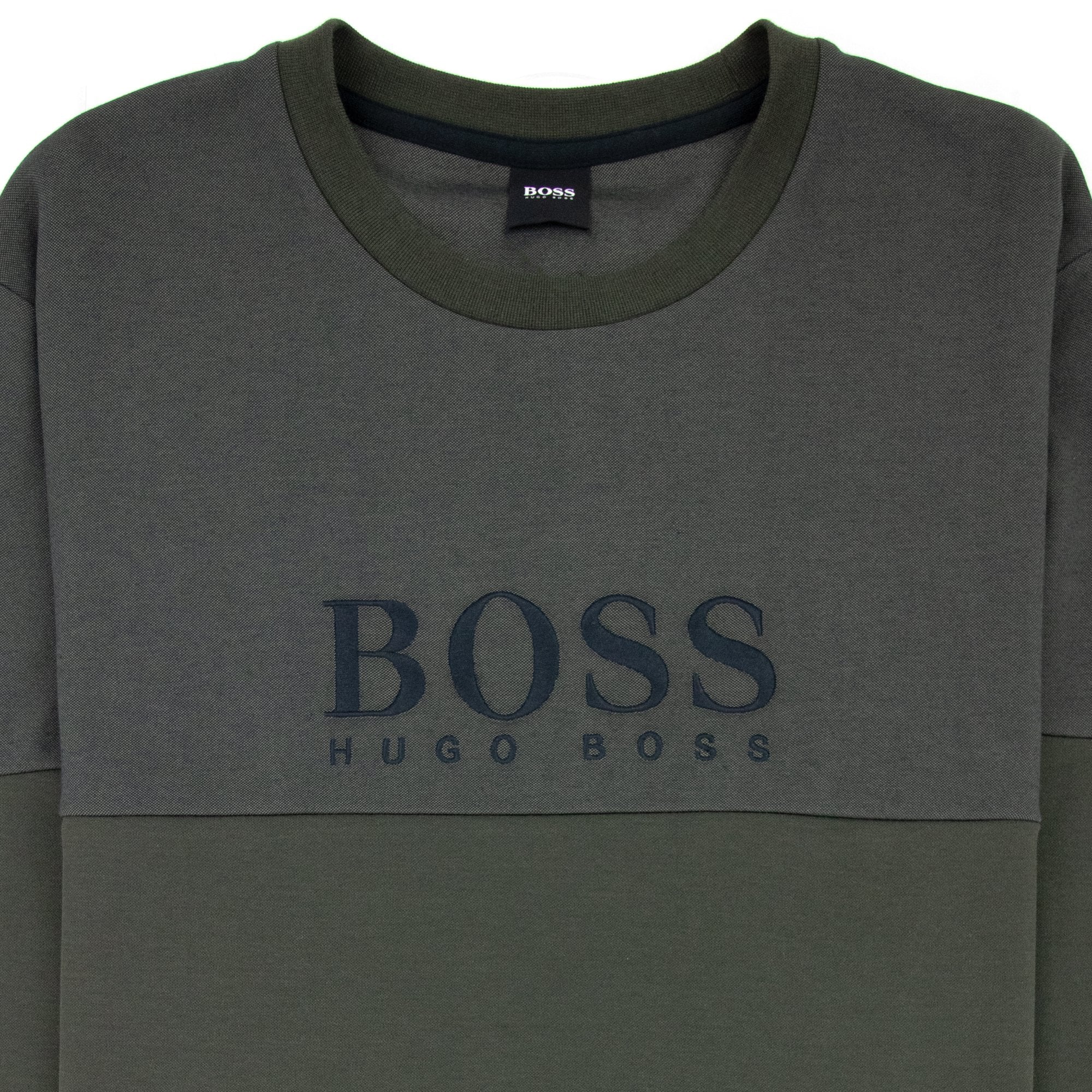 Hugo Boss Tracksuit Sweatshirt Front Logo Dark Green