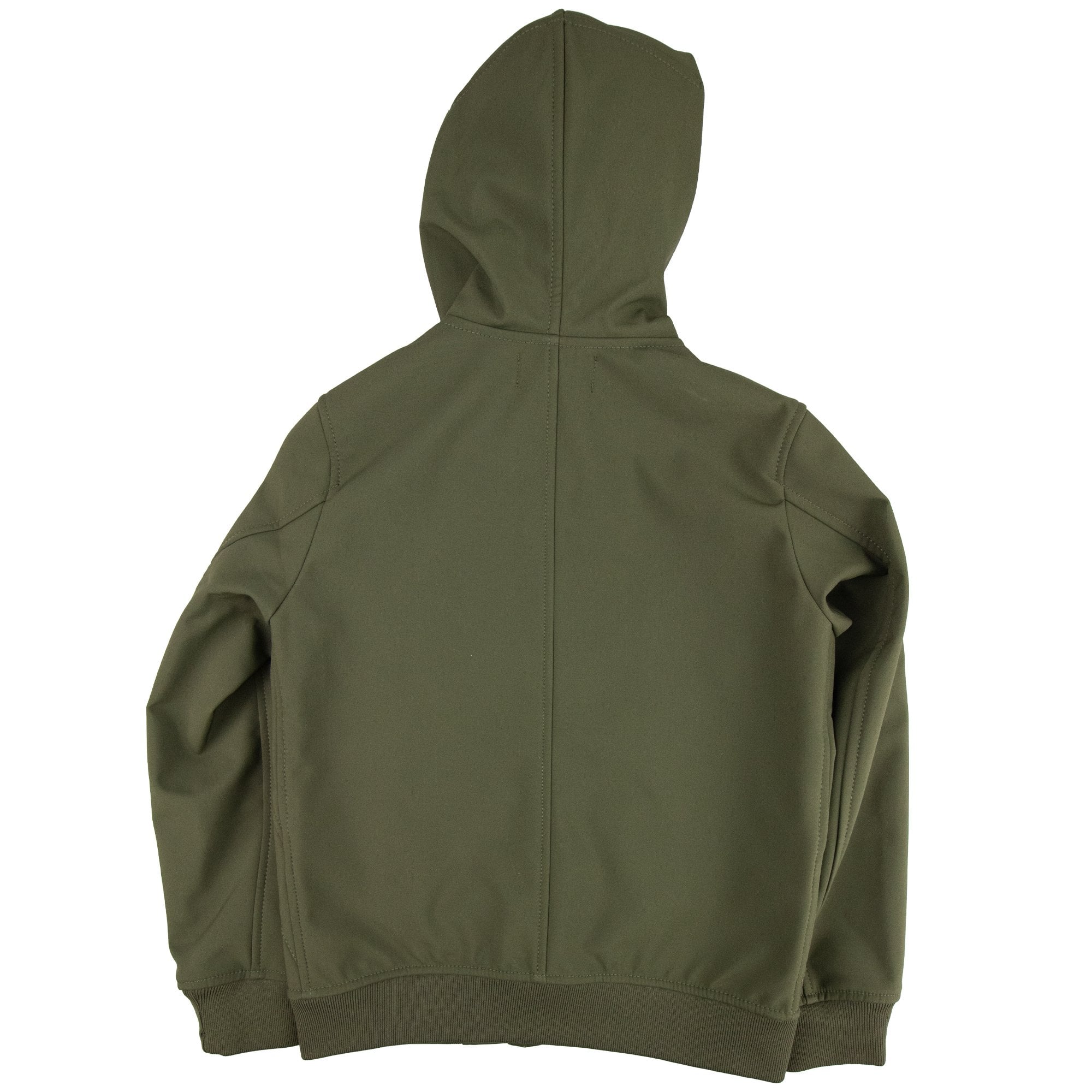 Stone Island Junior Compass Hooded Woven Jacket Khaki V0054