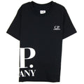 Cp Company Undersixteen Wrap Logo S/s T Shirt Black 999