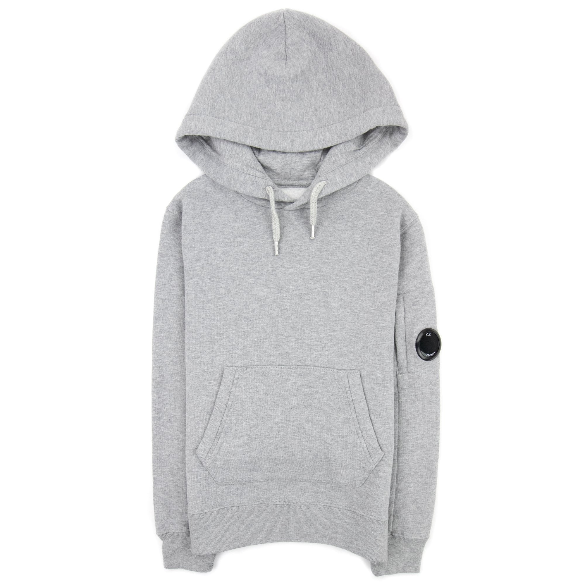 Cp Company Undersixteen Arm Lens Hoodied Sweatshirt Grey M93