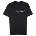 Emporio Armani Signature Logo T Shirt Black 999
