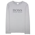 Hugo Boss Kids Logo L/s T Shirt Medium Grey