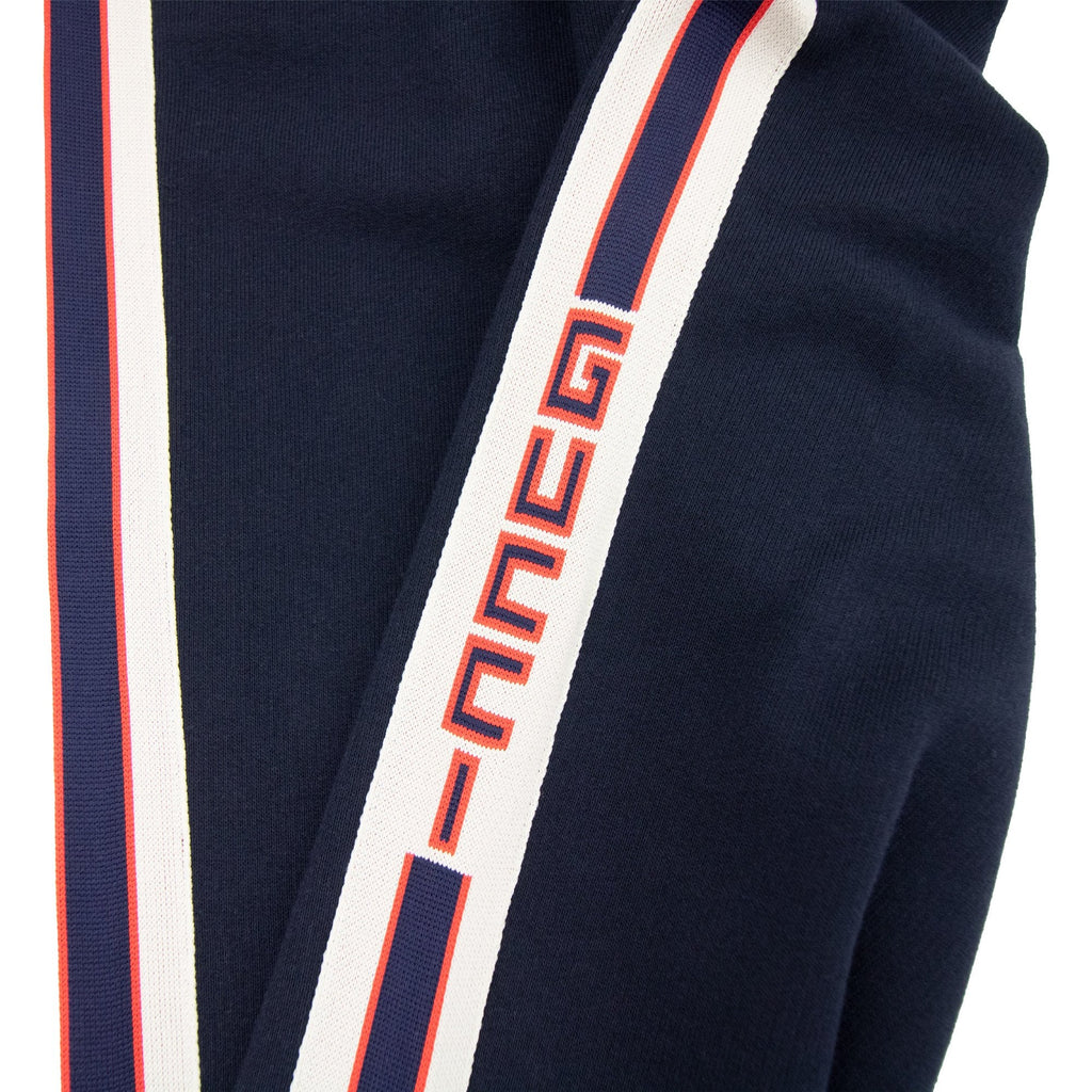 Gucci Junior Jacquard Trim Tracksuit Bottom Navy 4275