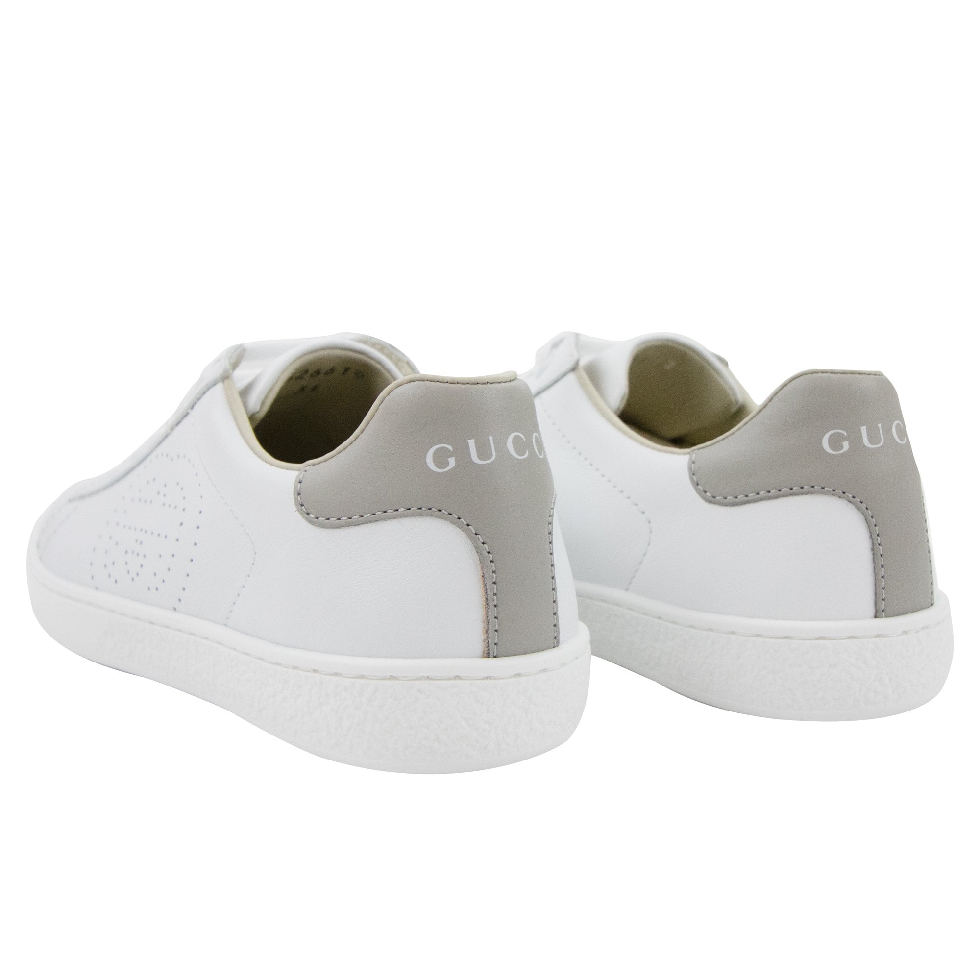 Gucci Junior Gg Ace Sneaker White 9060