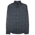 Emporio Armani All Over Logo Print Shirt Lettere Grige 620