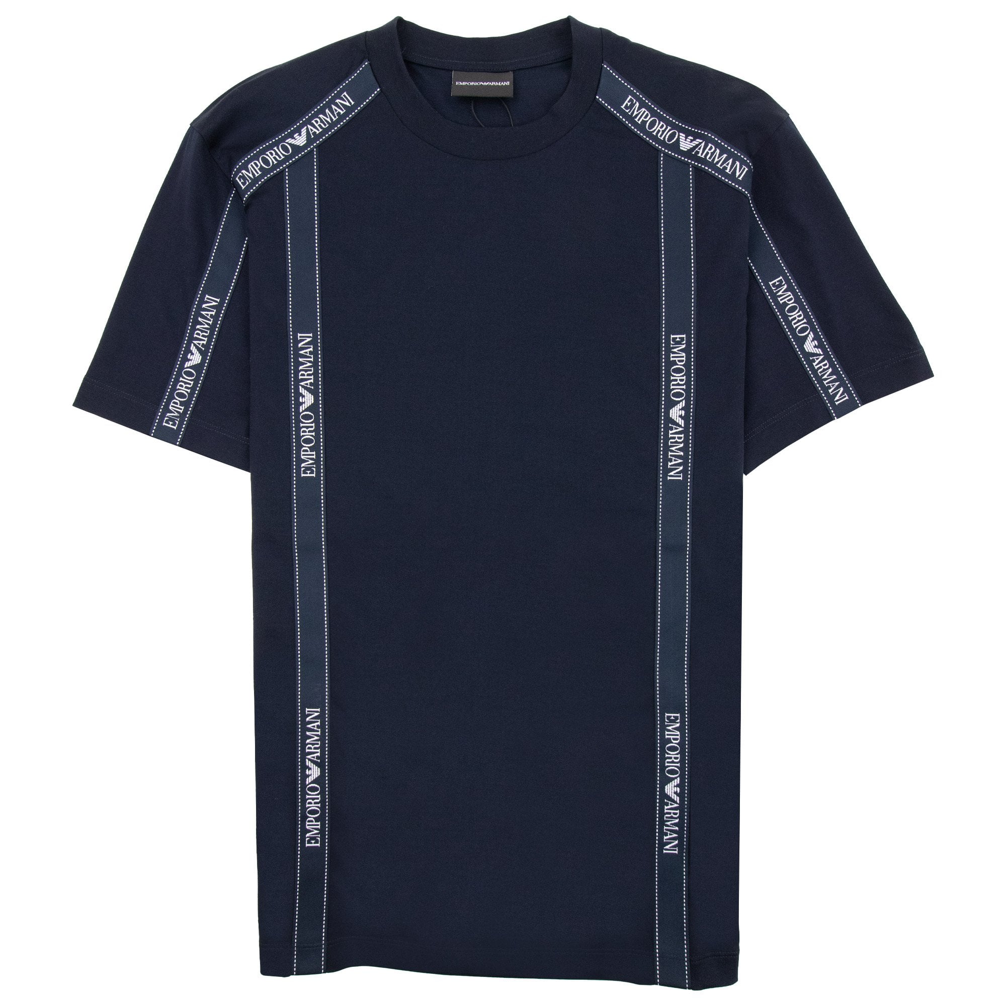 Emporio Armani Tape Logo S/s T Shirt Blue/navy 0920