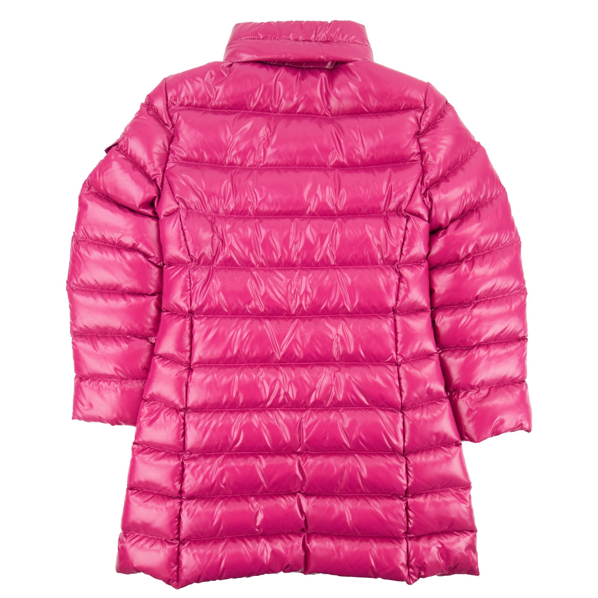 Moncler Junior Moka Padded Coat Fuchsia 675