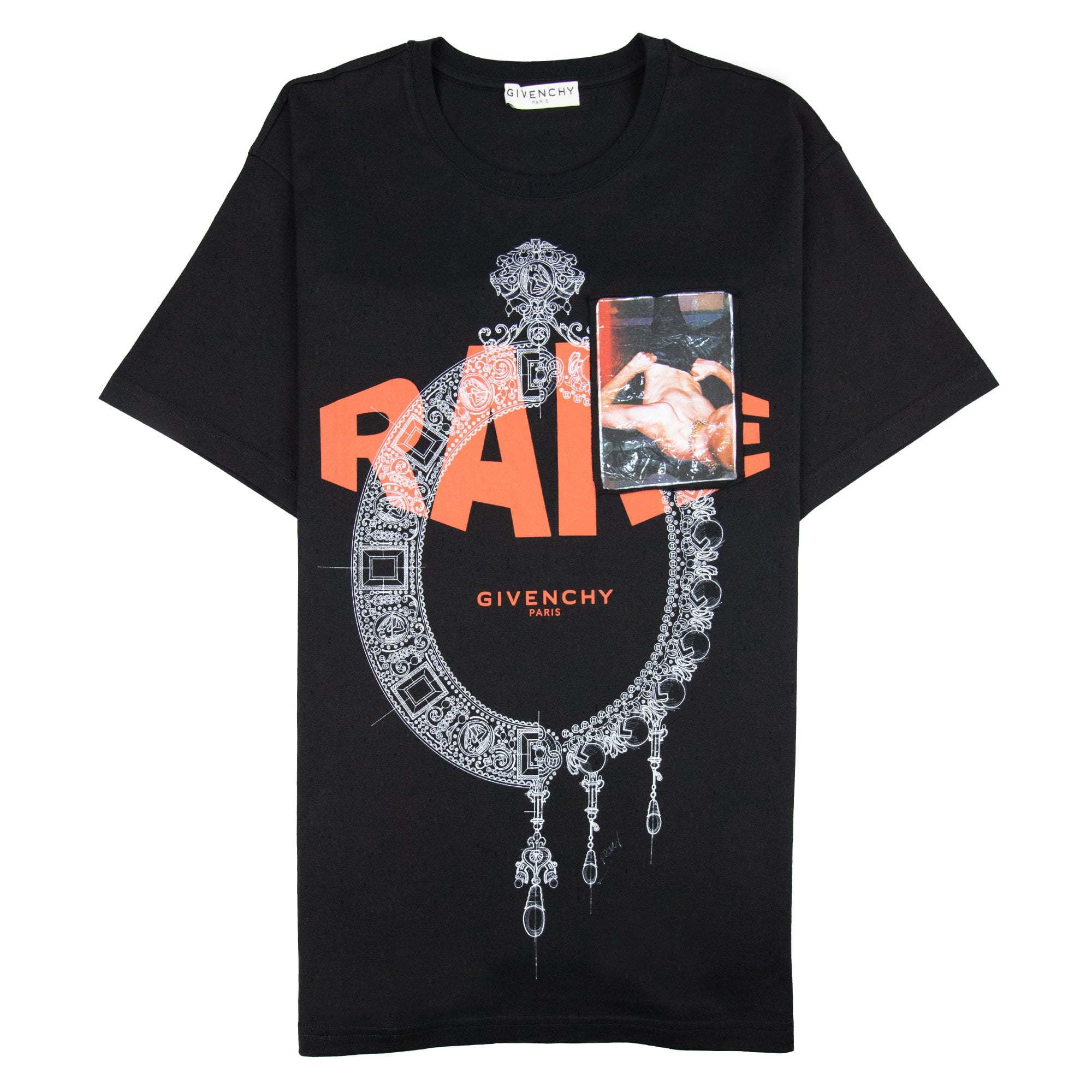 Givenchy Patch Detail Rare T-shirt Black 001 | ONU – Onu