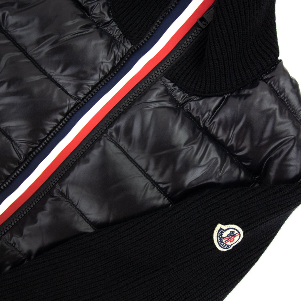 Moncler Maglione Tricot Card Cardigan Black