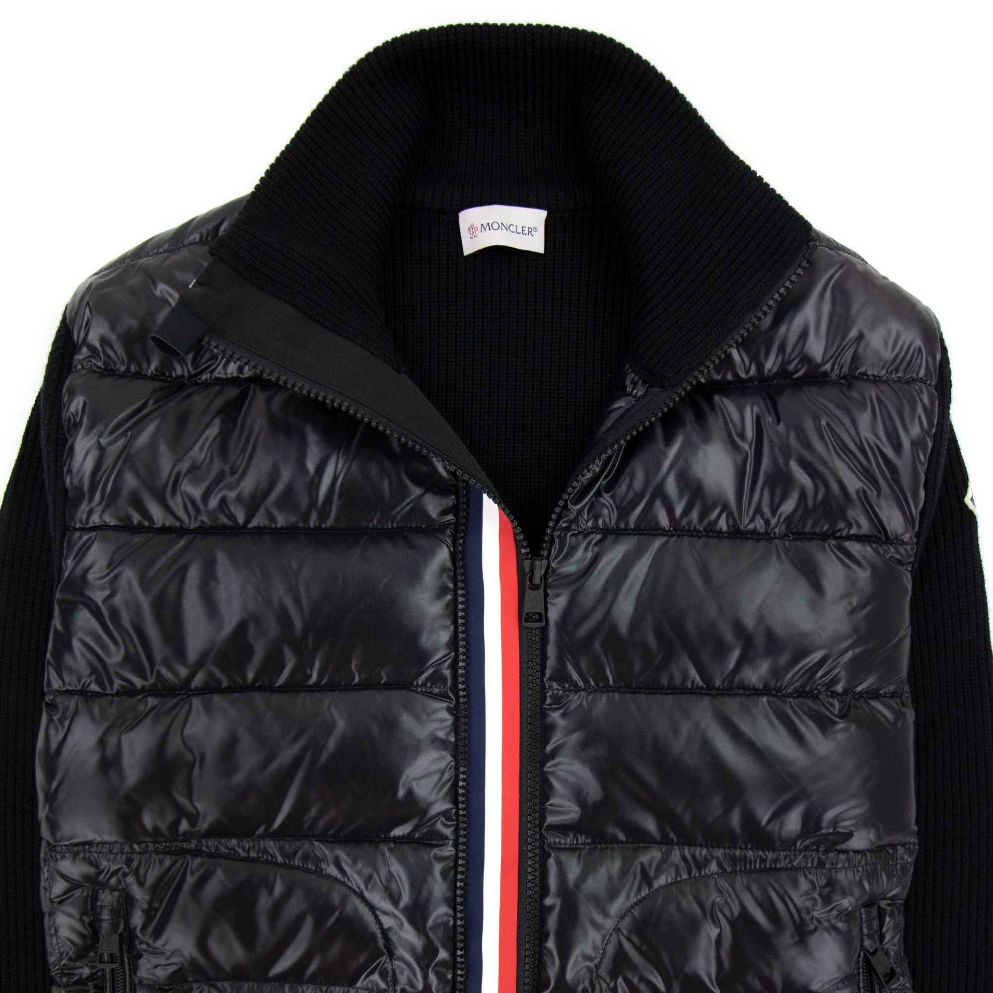 Moncler Maglione Tricot Card Cardigan Black | ONU – Onu