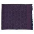 Love Moschino All Over Logo Print Scarf Purple