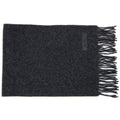 Love Moschino Sciarpa Knitted Logo Scarf Dark Grey