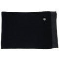 Love Moschino Metal Logo Lambs Wool Scarf Dark Navy