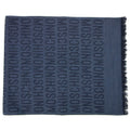 Love Moschino All Over Logo Print Scarf Sky Blue