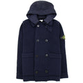 Stone Island Double Breasted Knitted Cardigan Navy V0020