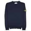 Stone Island 526c4 Knitted Sweatshirt Navy V0020