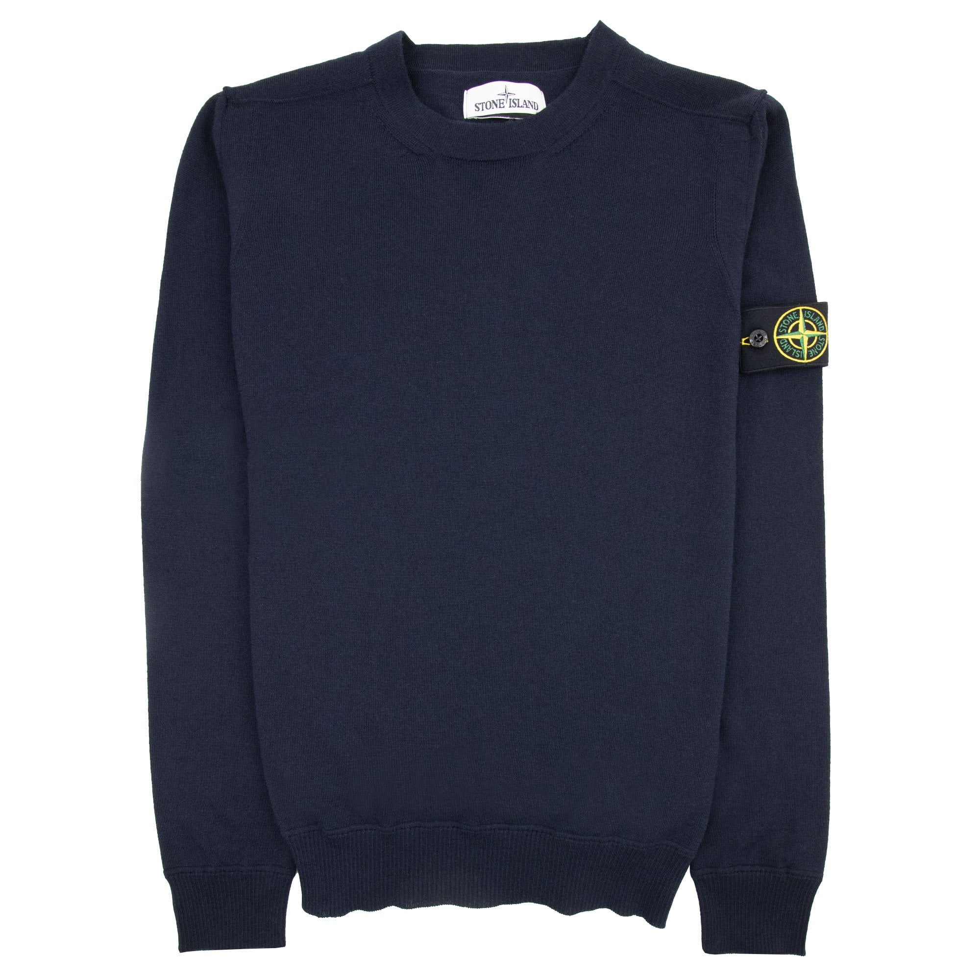 Stone Island 526c4 Knitted Sweatshirt Navy V0020