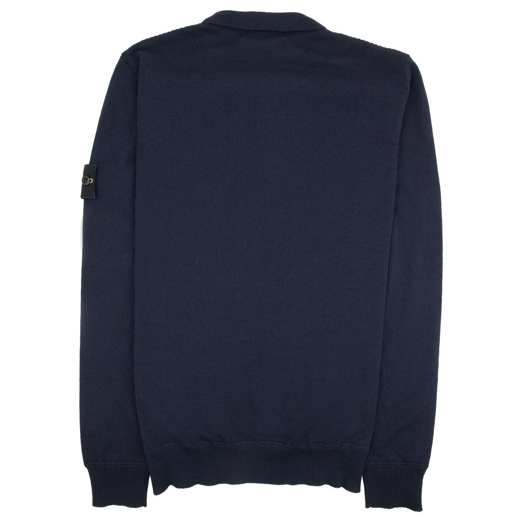 Stone Island 526c4 Knitted Sweatshirt Navy V0020