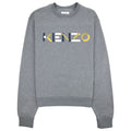 Kenzo Logo Print Crewneck Sweatshirt Dark Grey