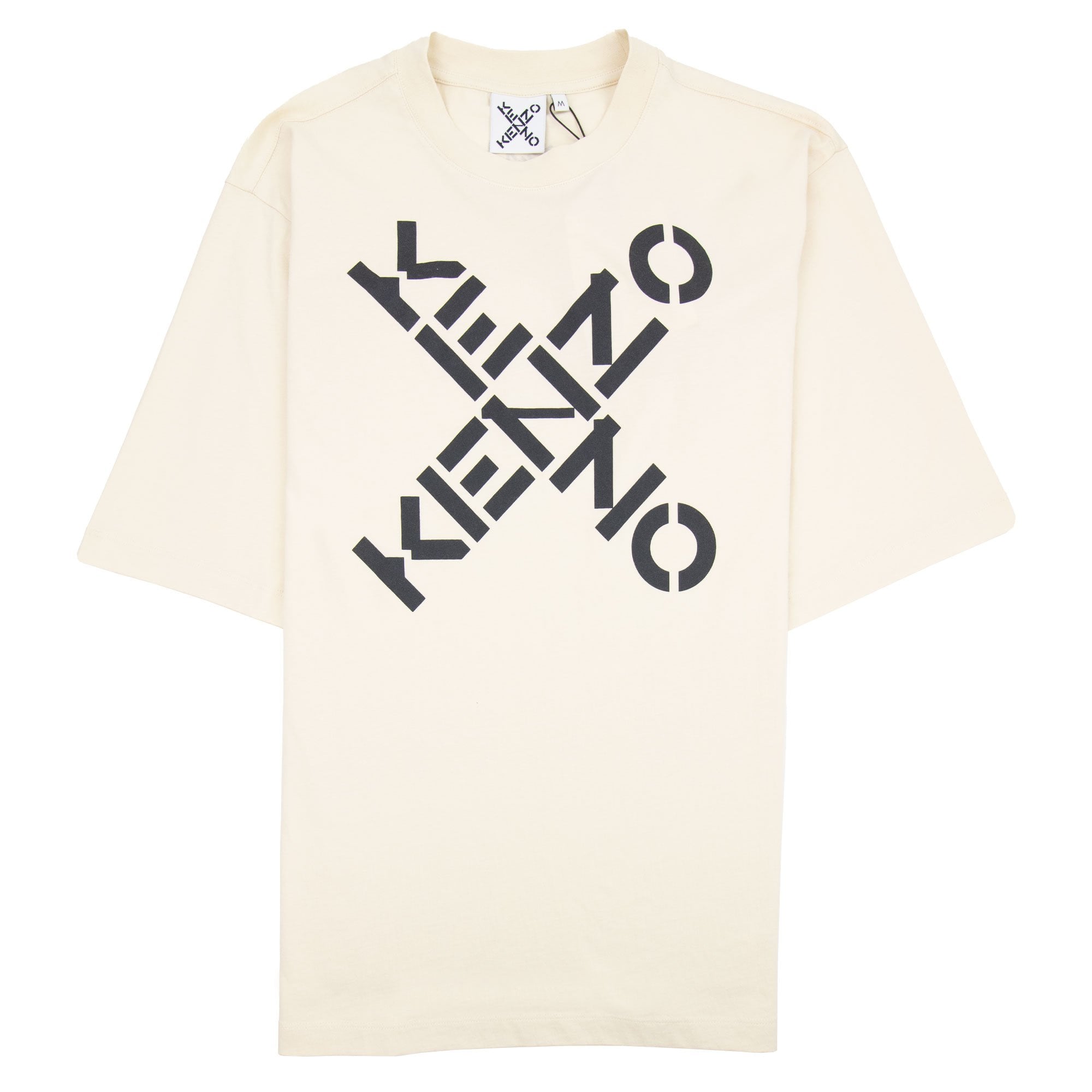 Kenzo X Sport Logo T Shirt Cream