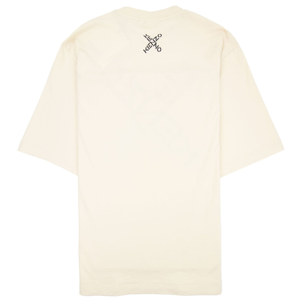 Kenzo X Sport Logo T Shirt Cream