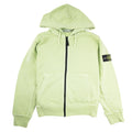 Stone Island Light Fleece Zip Up Sweatshirt Light Green V0151