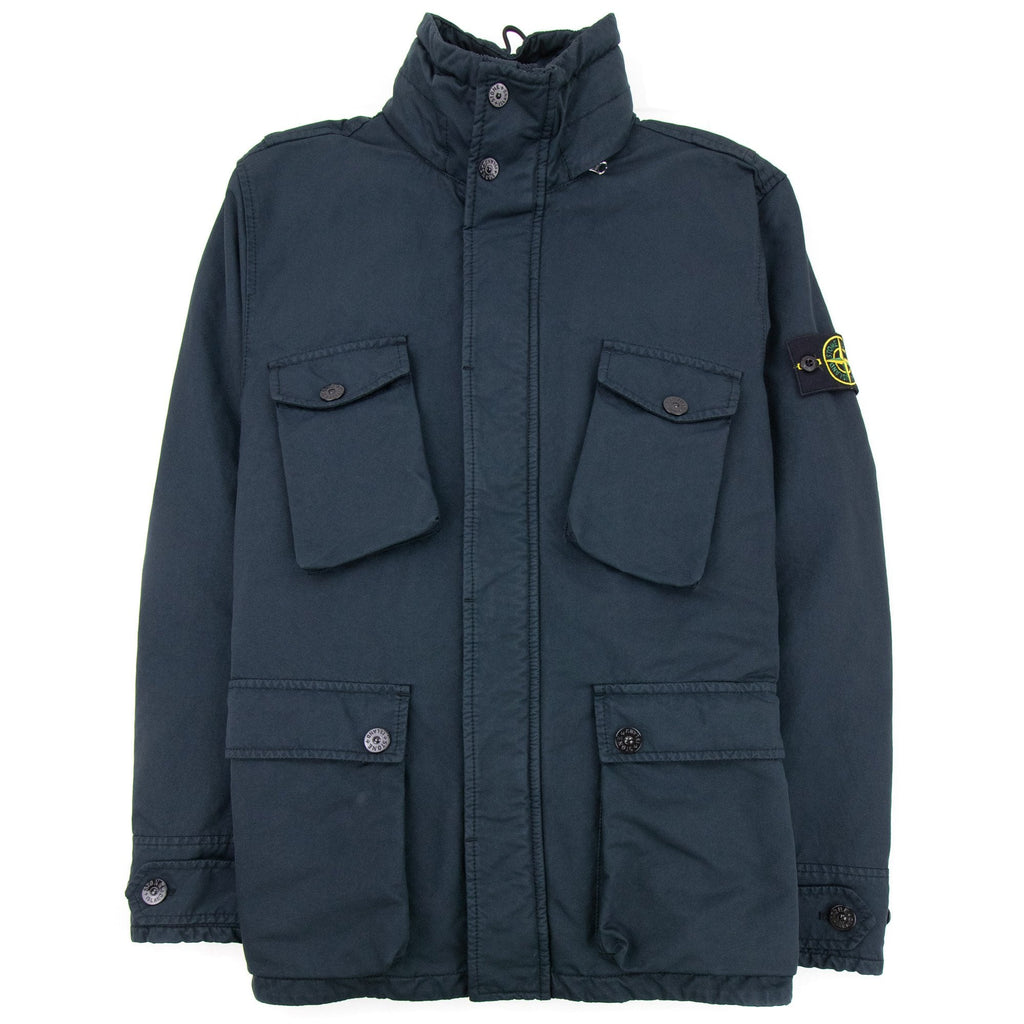 Stone Island David-tc Primaloft Insulation Field Jacket Navy Blue V0020
