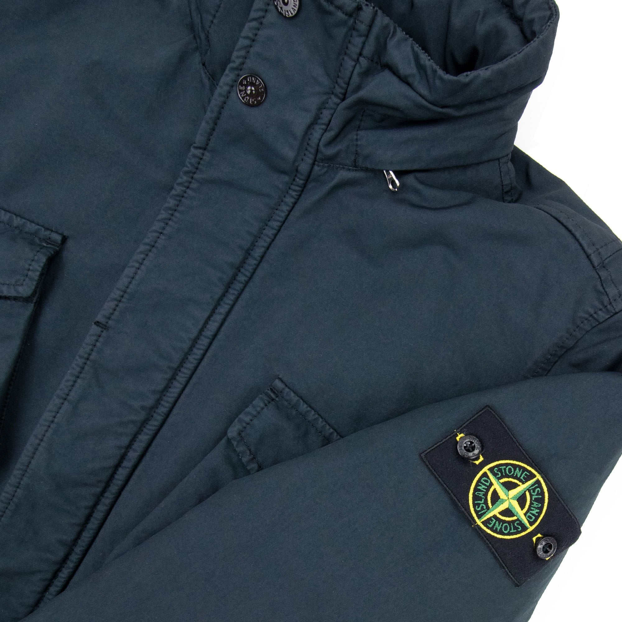 Stone Island David-tc Primaloft Insulation Field Jacket Navy Blue V0020