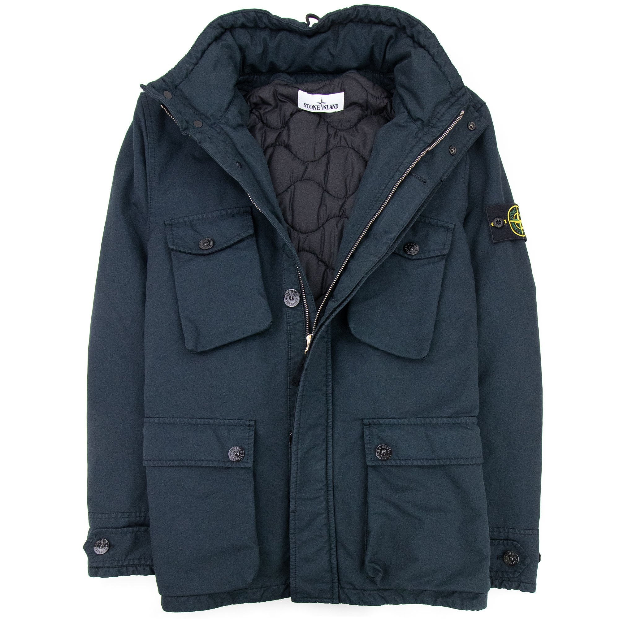 Stone  ネイビージャケット Stone Island David-tc Primaloft Insulation Field Jacket Navy - ONU