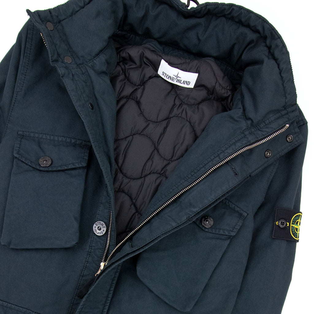 Stone Island David-tc Primaloft Insulation Field Jacket Navy Blue V0020