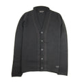 Emporio Armani Rubber Logo Cardigan Black
