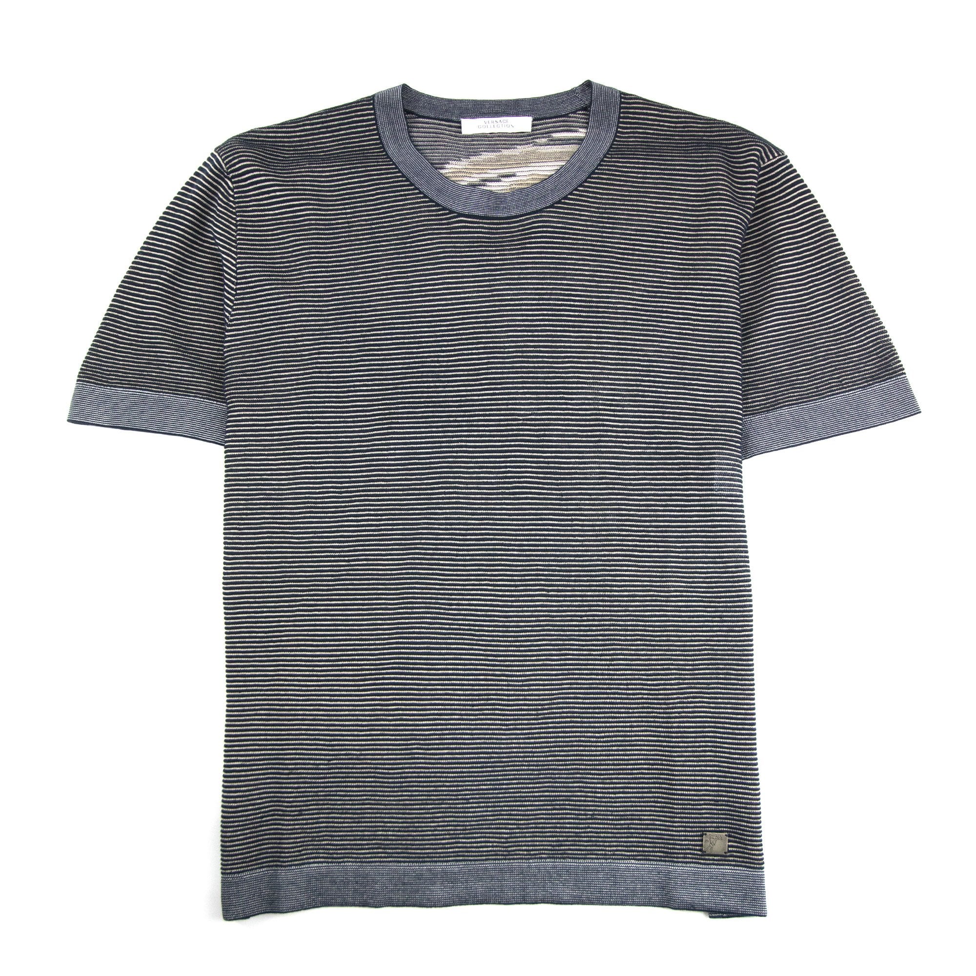Versace Collection Back Logo Medusa T-shirt Black