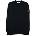 Stone Island Crew Neck Knitted Sweatshirt Black V0029